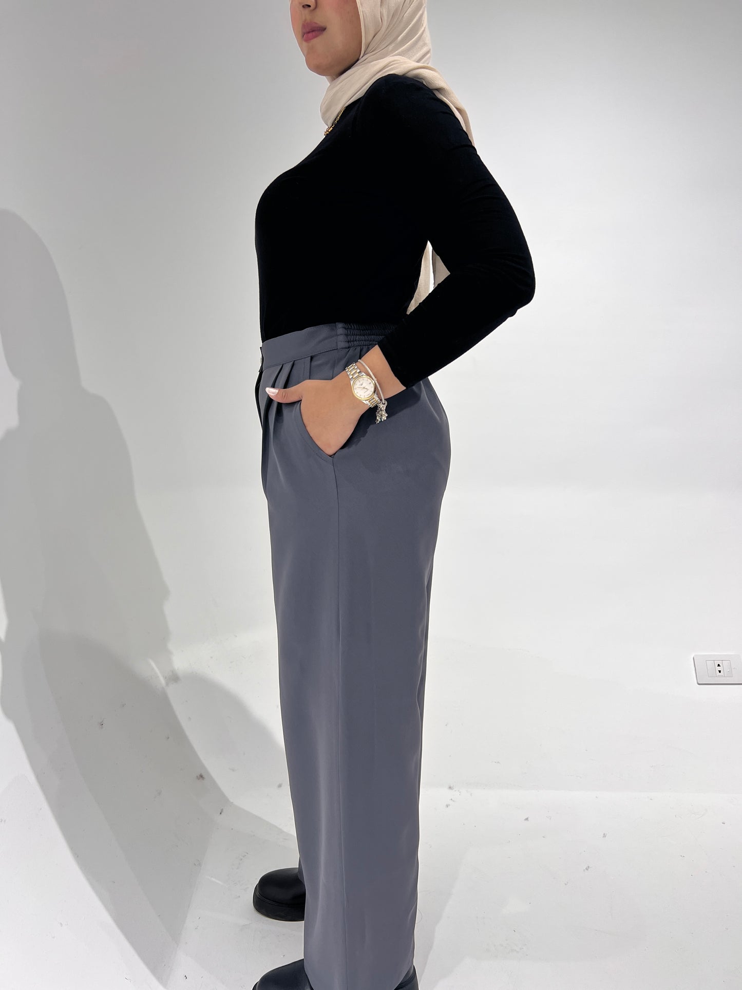 Grey Formal Pants
