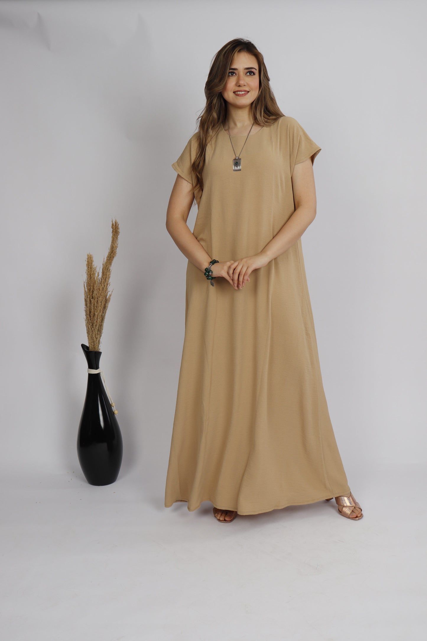 Basic Beige Dress