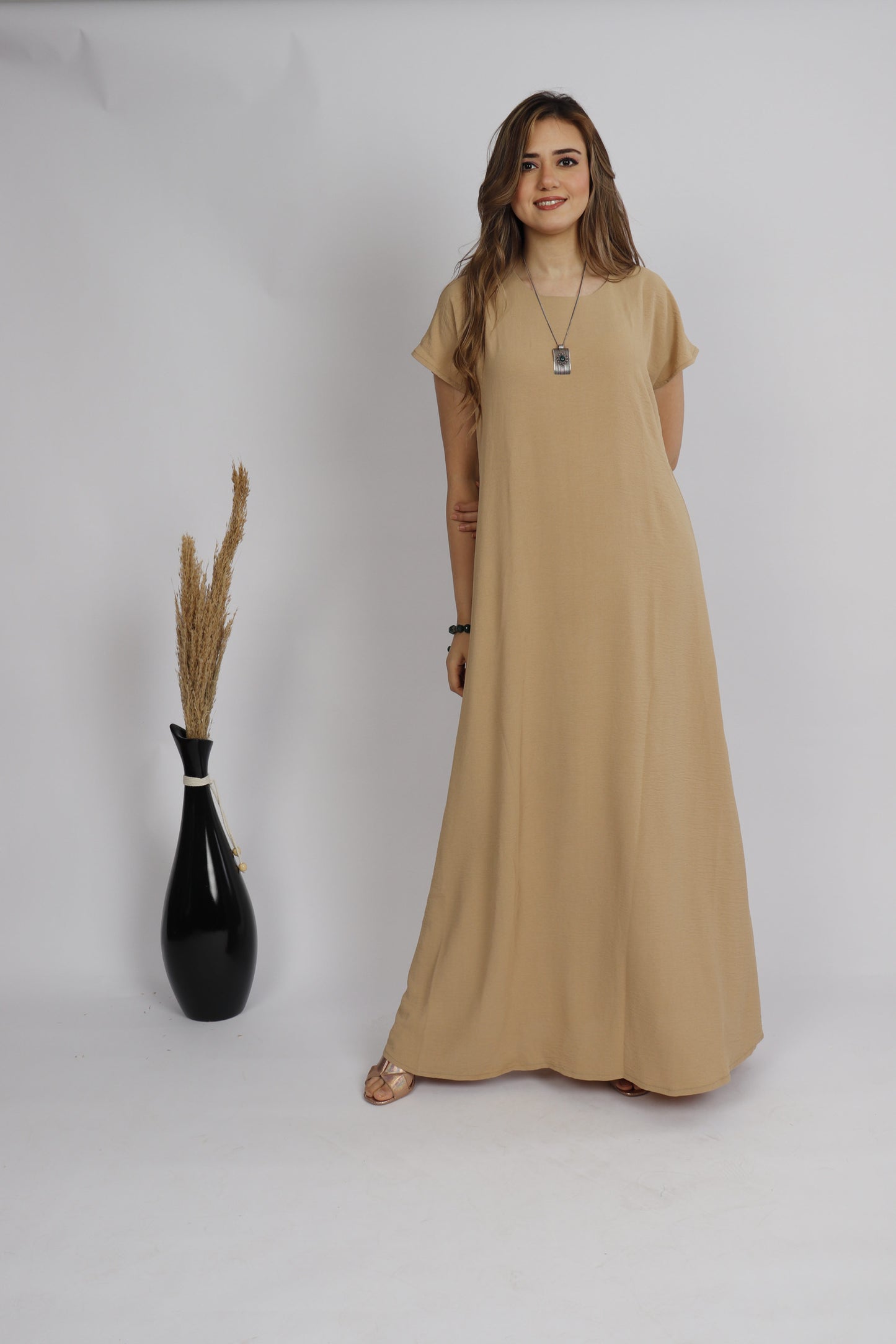 Basic Beige Dress