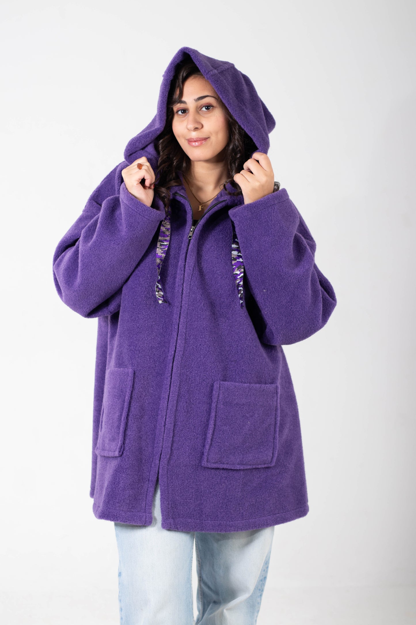 Wool Hodded Jacket
