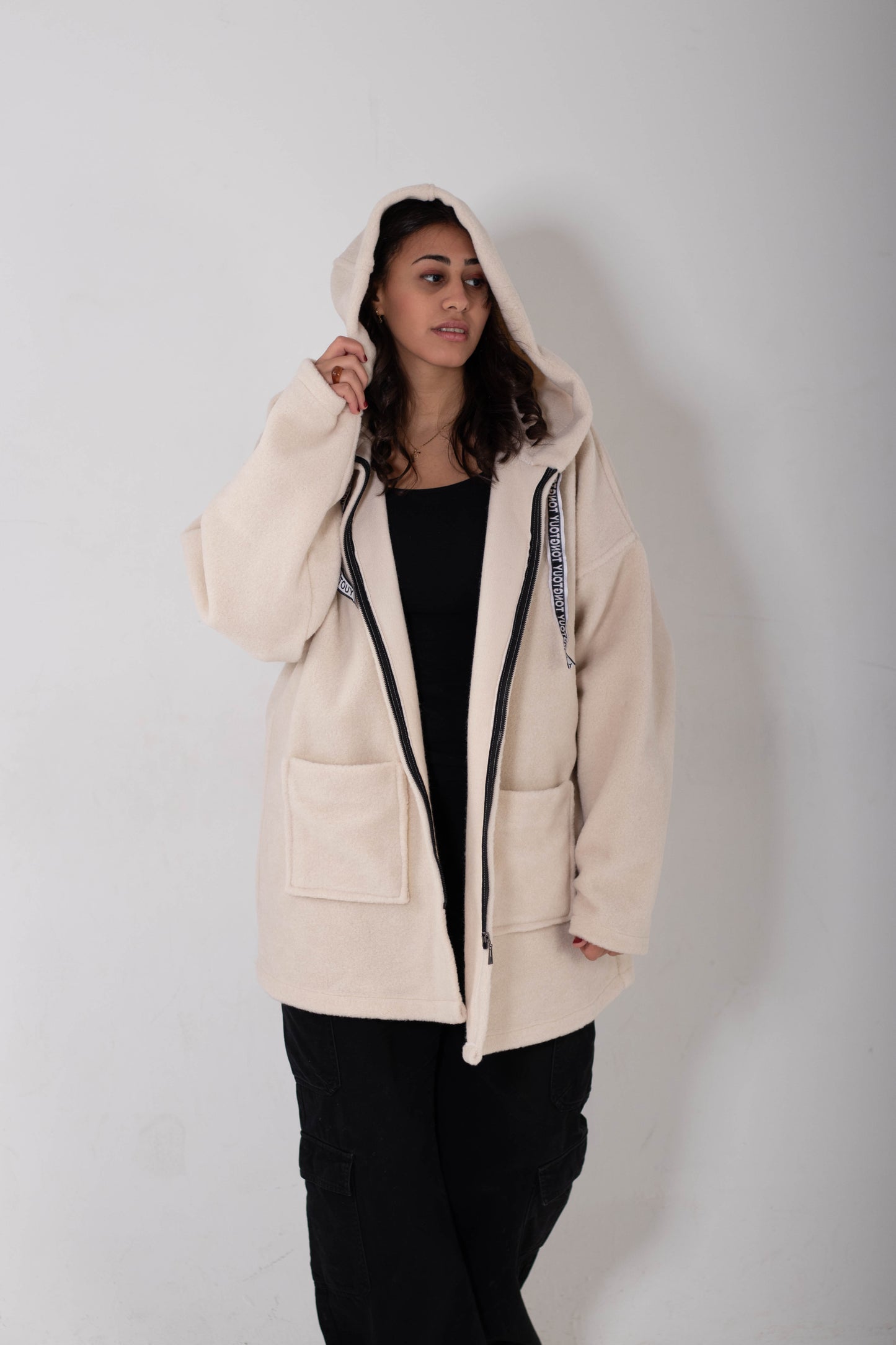 Wool Hodded Jacket