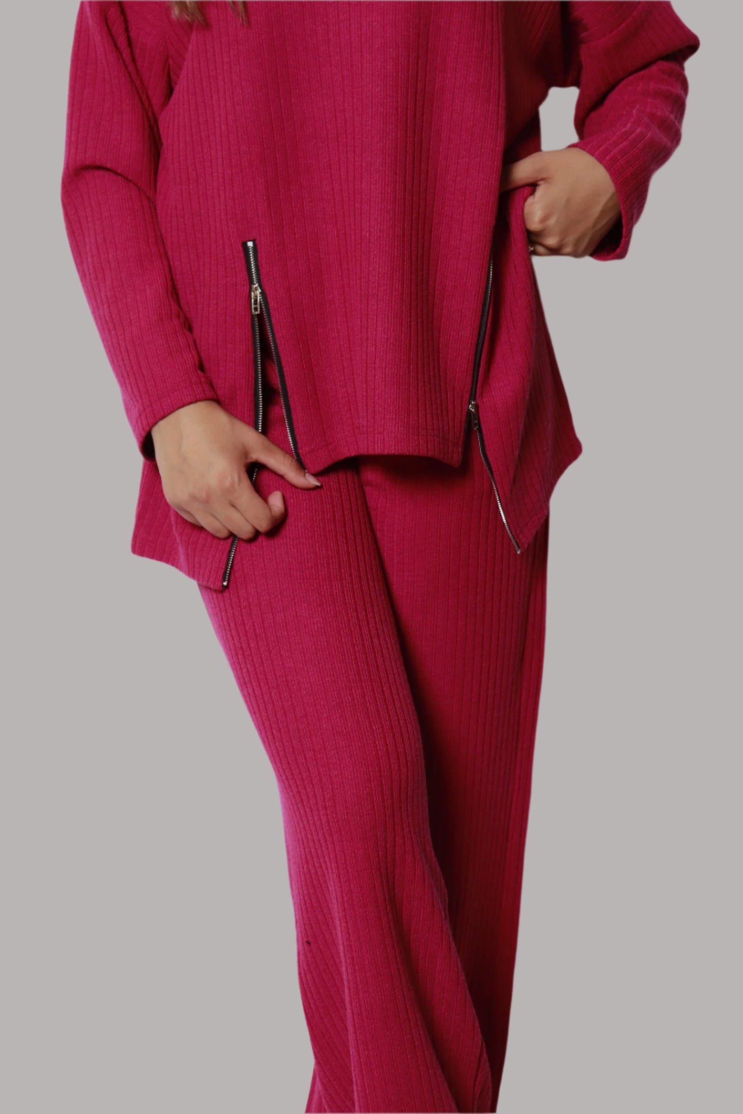 Fuchsia Rib Set