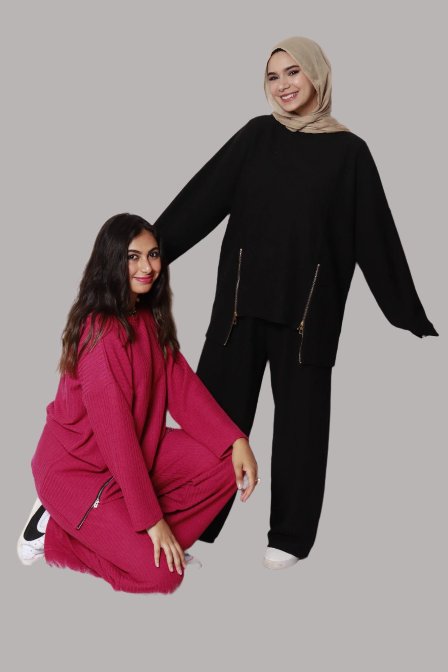 Fuchsia Rib Set