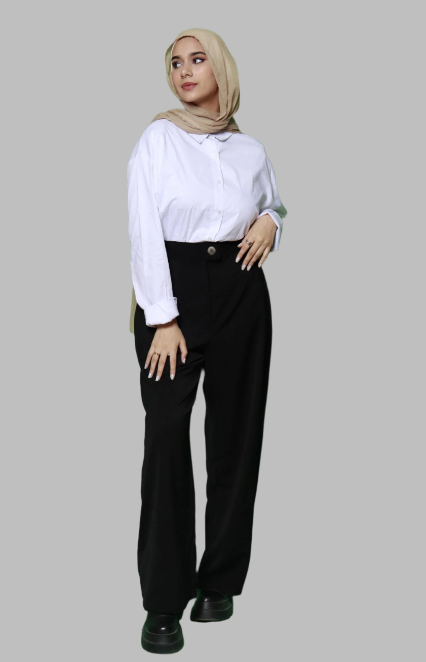 Poplin Cotton White Shirt
