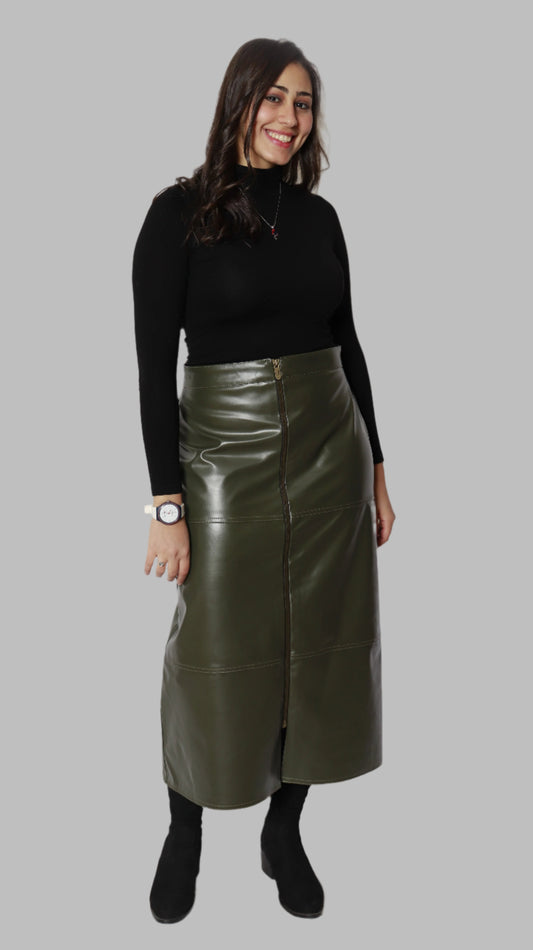 Leather Skirt