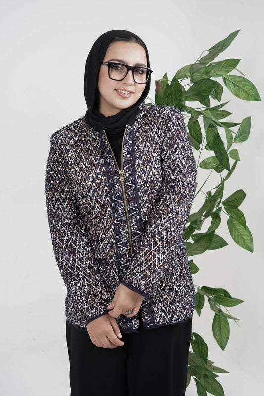Blue Checkered Jacket