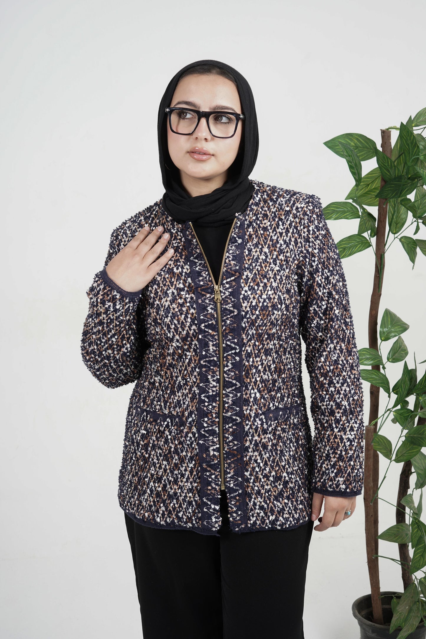 Blue Checkered Jacket