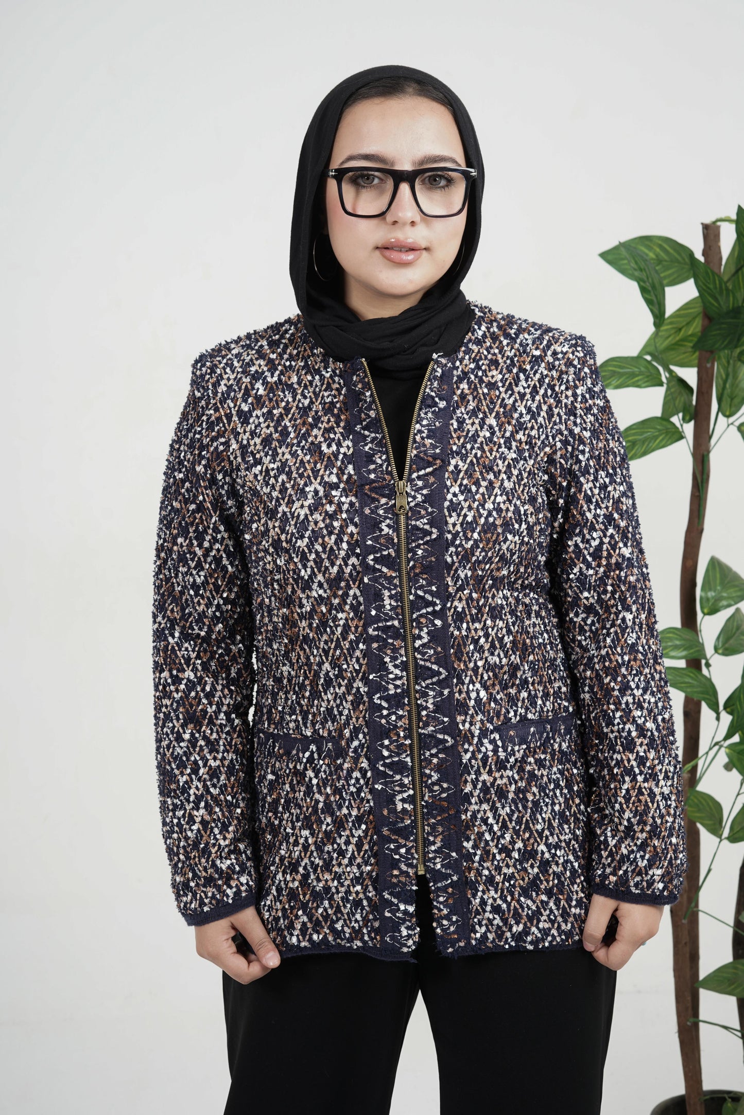 Blue Checkered Jacket