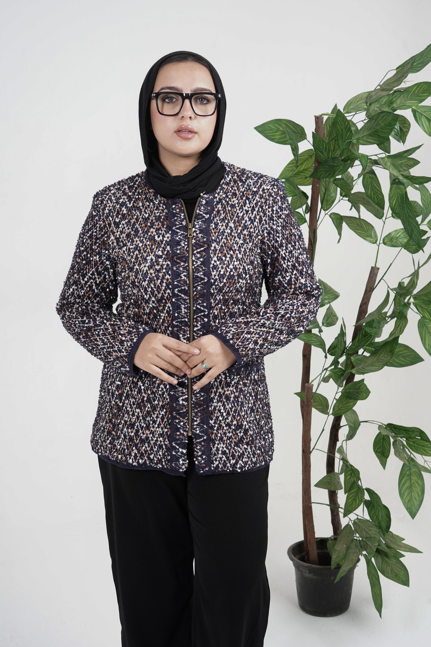 Blue Checkered Jacket