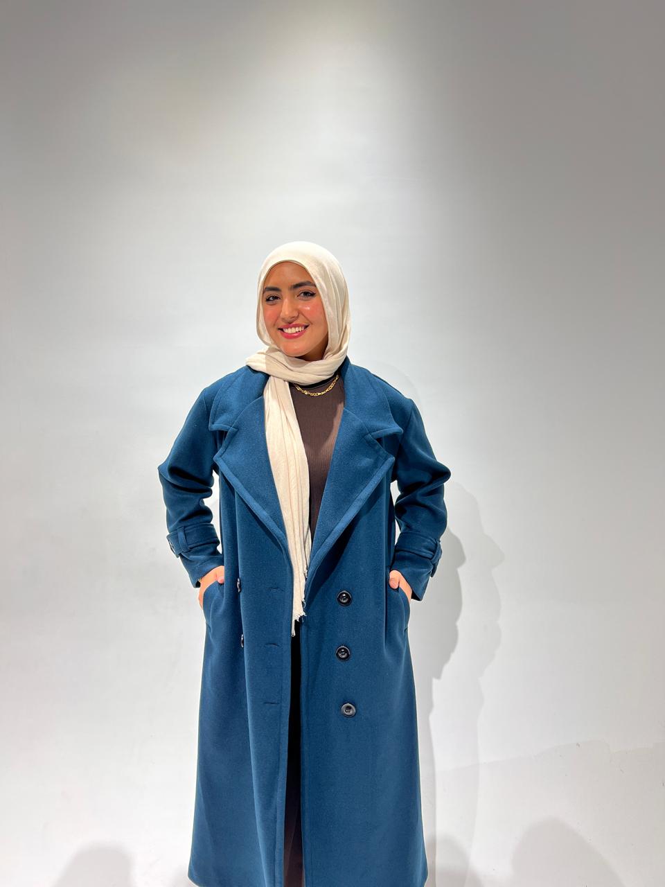 Teel Blue Goukh Coat
