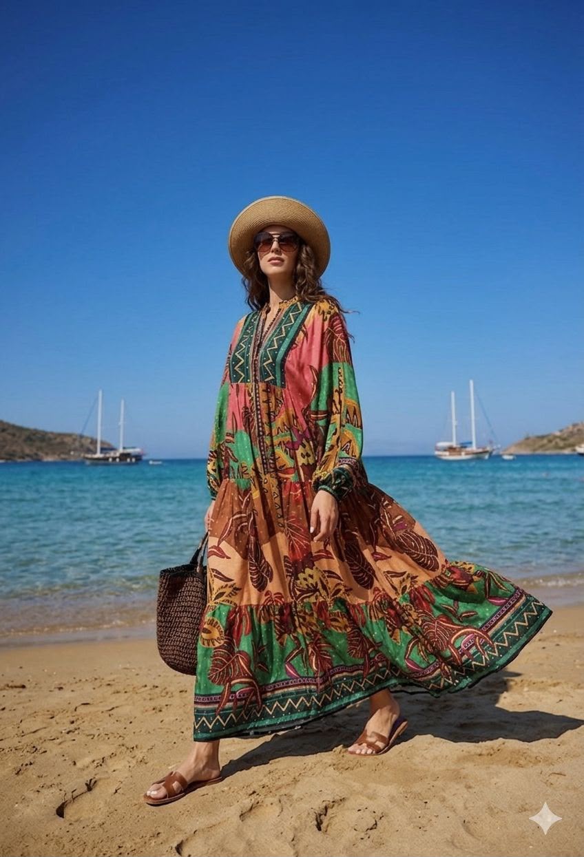 Summer vibes Green dress