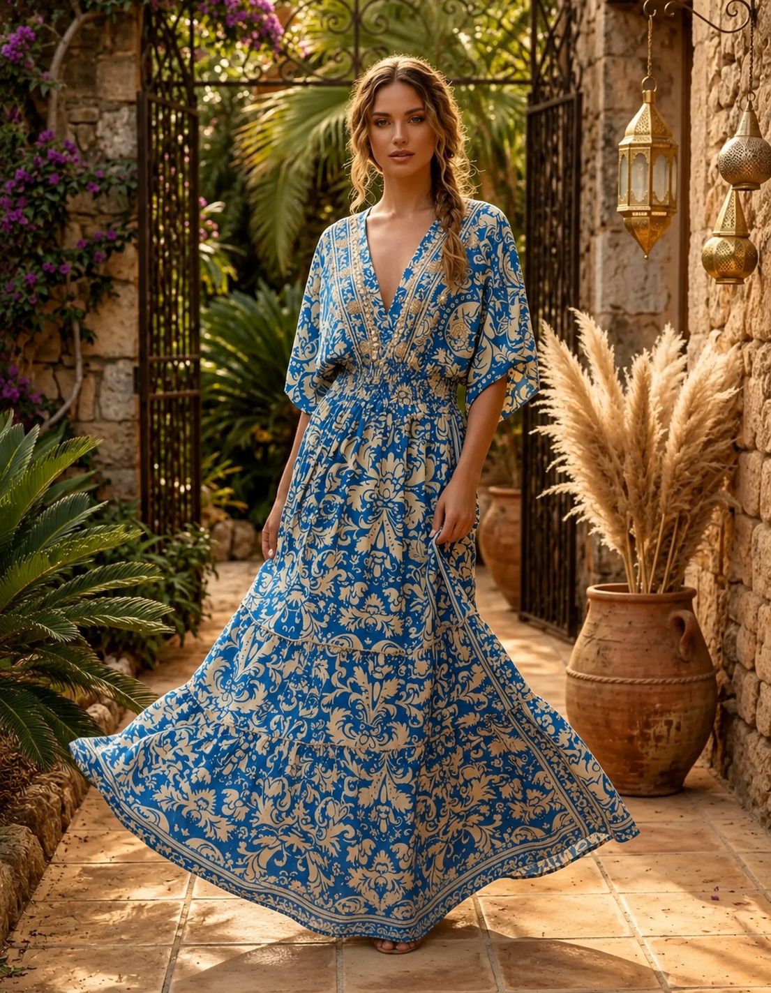 Blue Paradise Dress