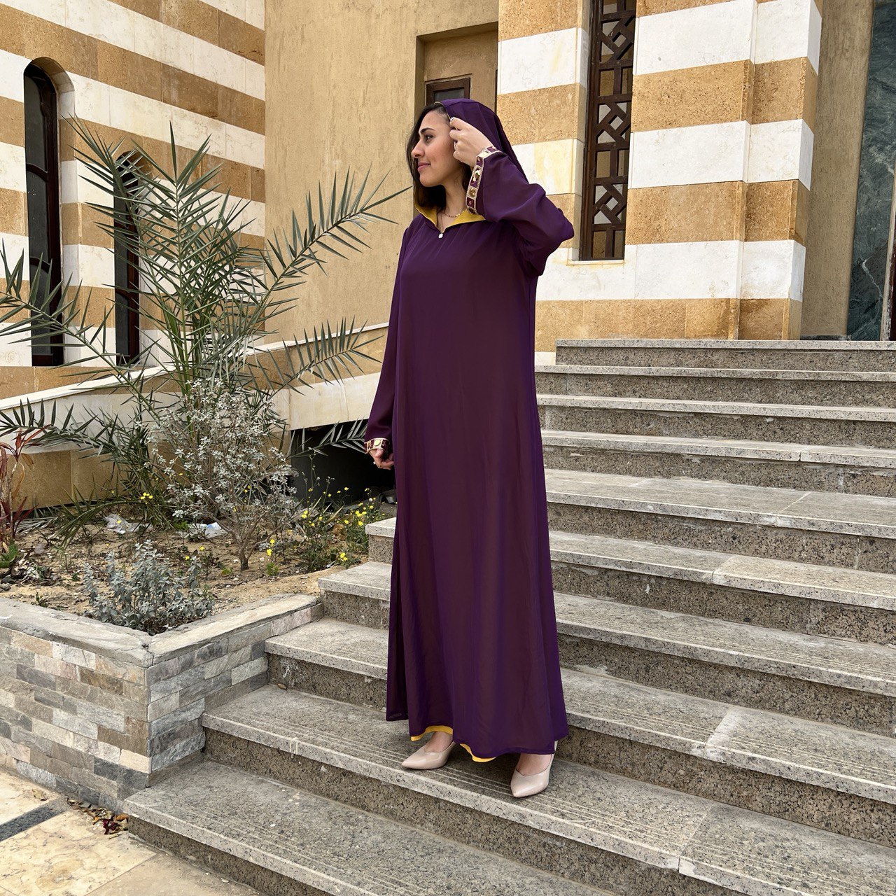 Sufi Purple Abaya