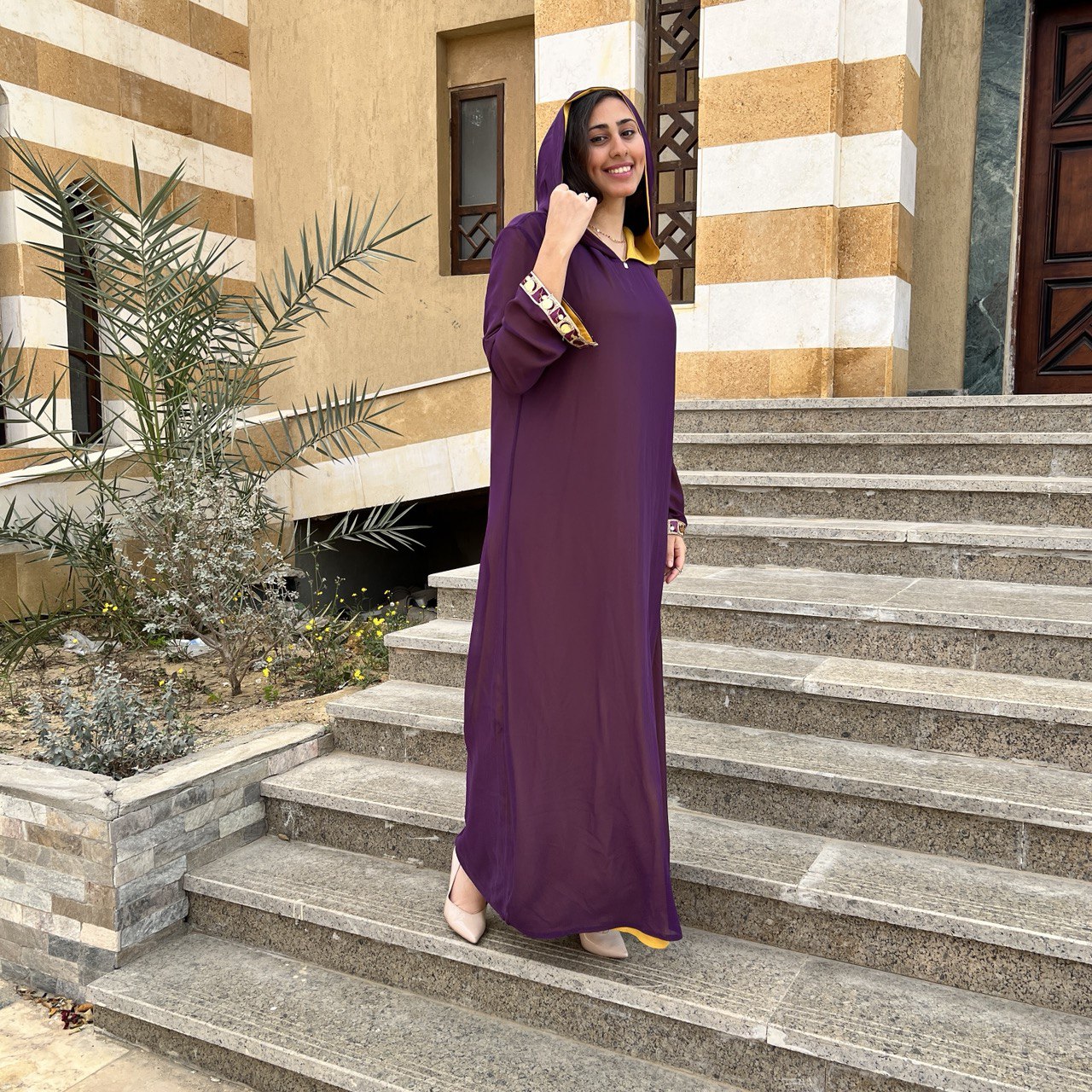 Sufi Purple Abaya