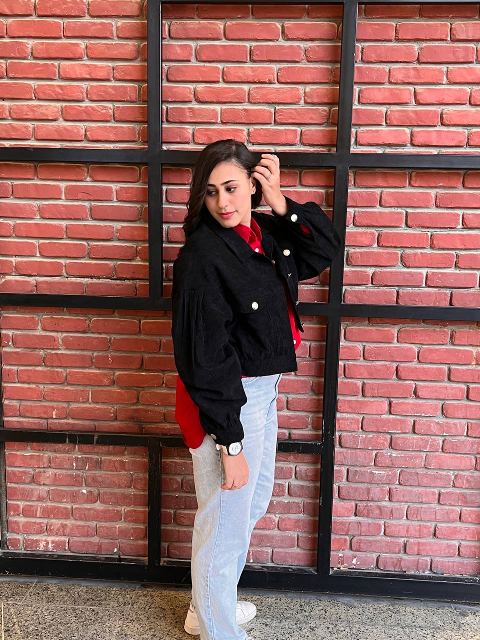 Corduroy Cropped Jacket