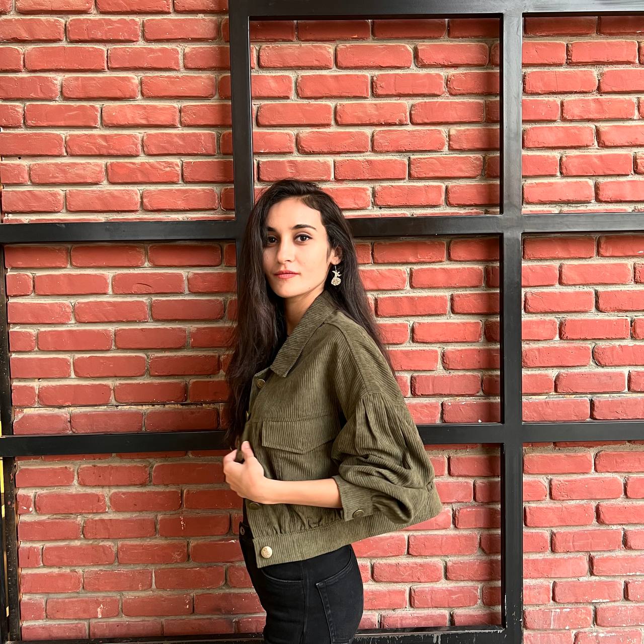 Corduroy Cropped Jacket