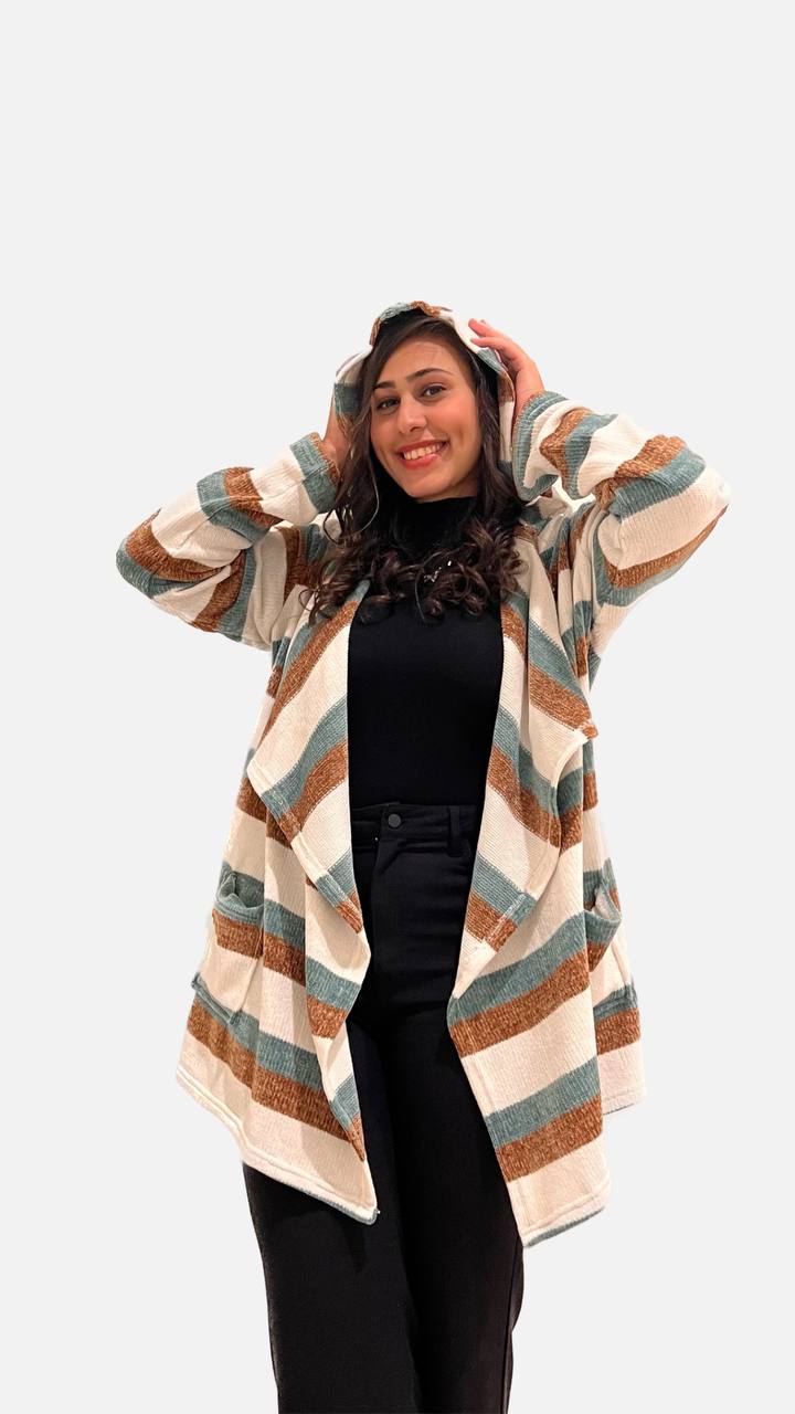 Knitted Stripped Jacket