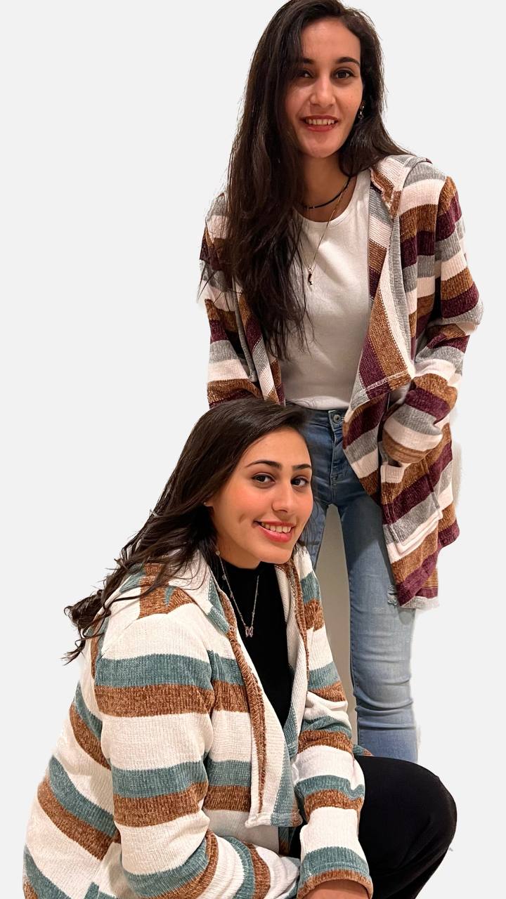 Knitted Stripped Jacket