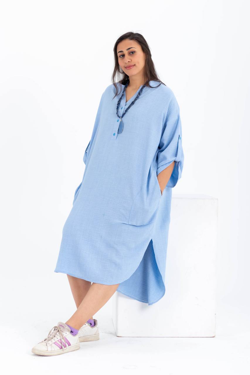 Baby blue comfy dress