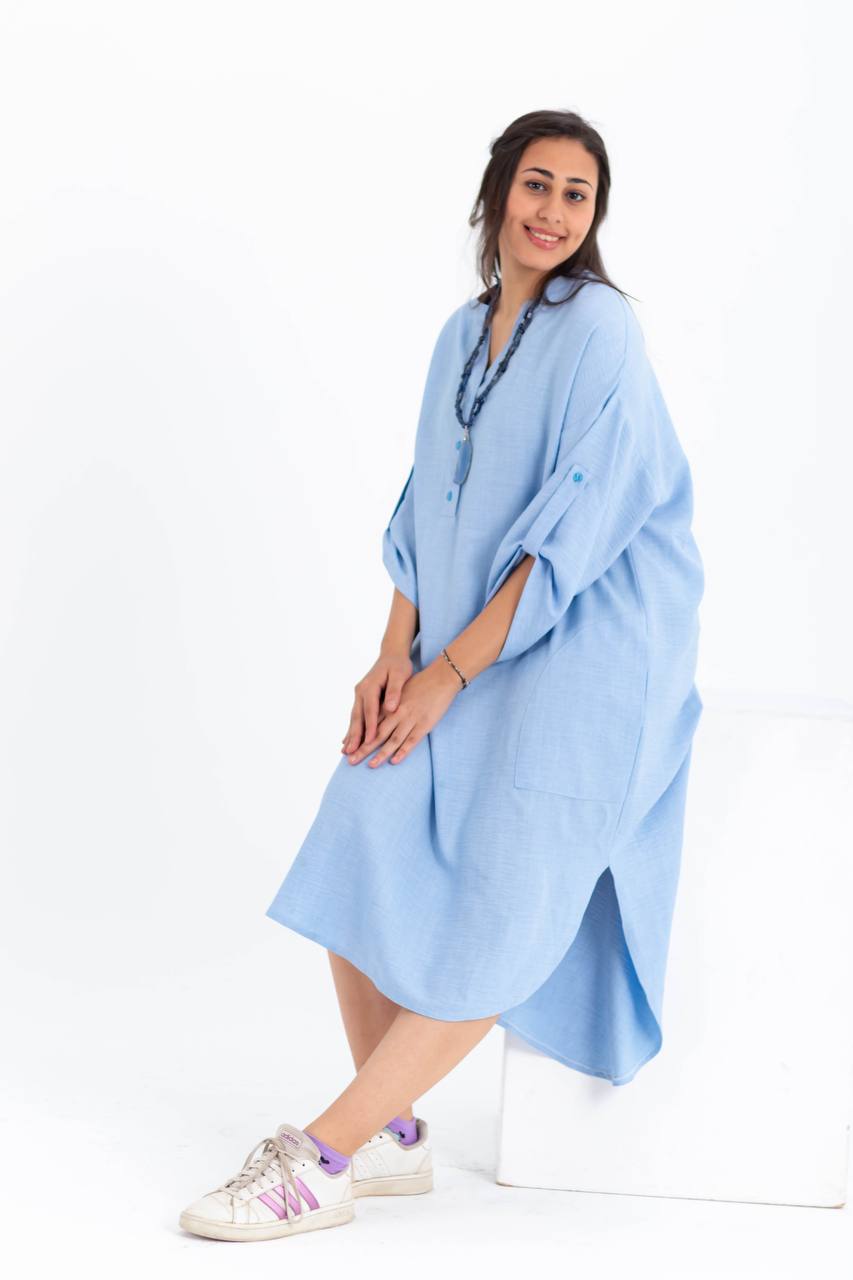 Baby blue comfy dress