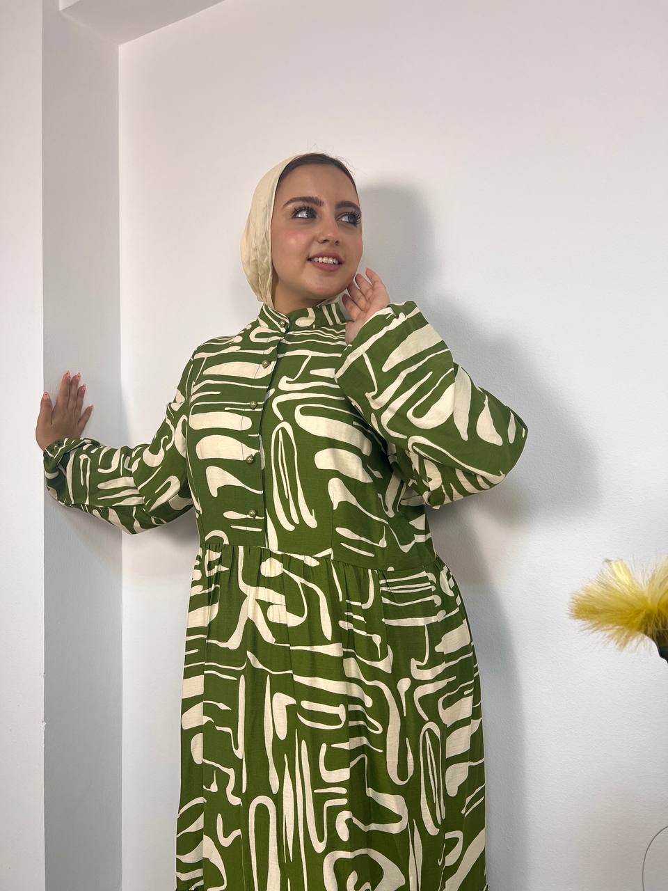 Green summer dress