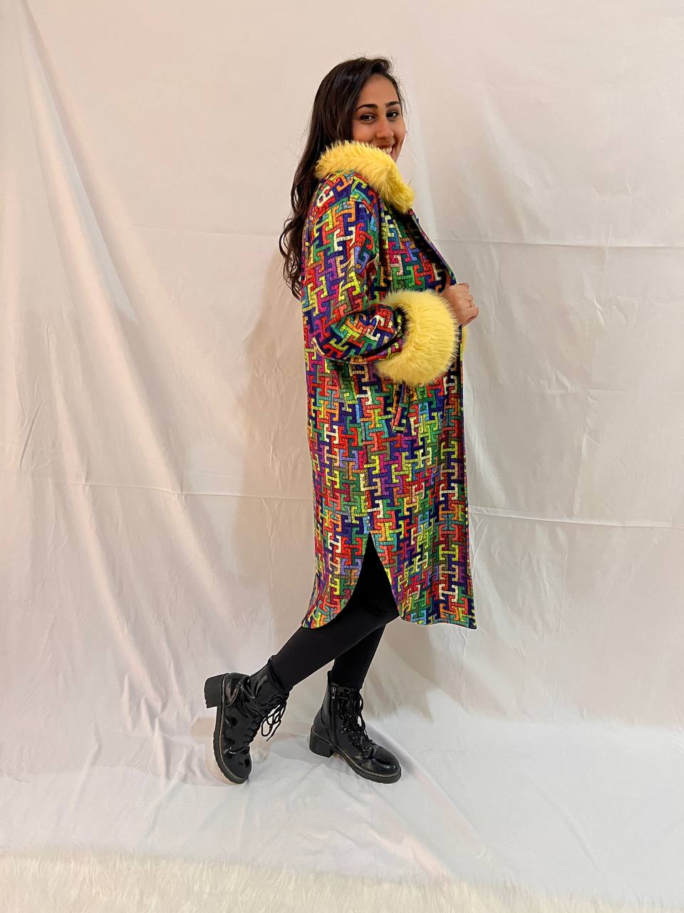 Wool Candy colors Coat