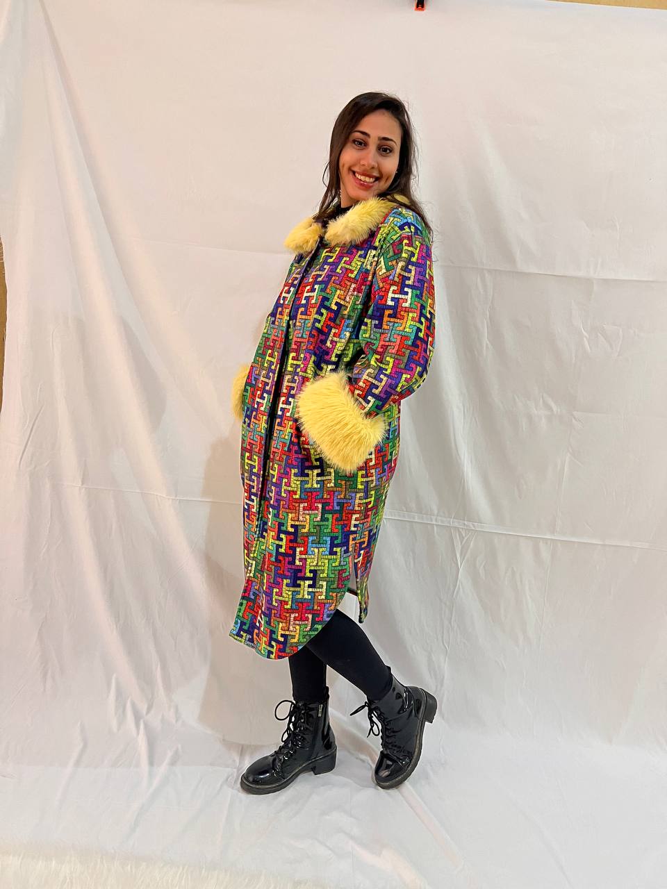 Wool Candy colors Coat