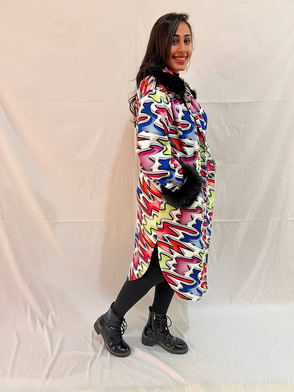 Wool Candy colors Coat