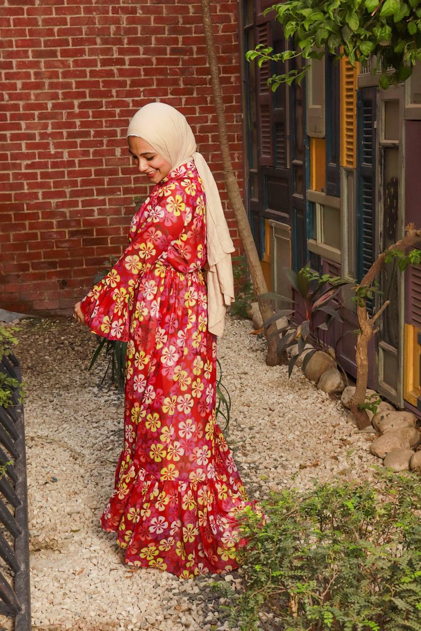 Chiffon Floral dress