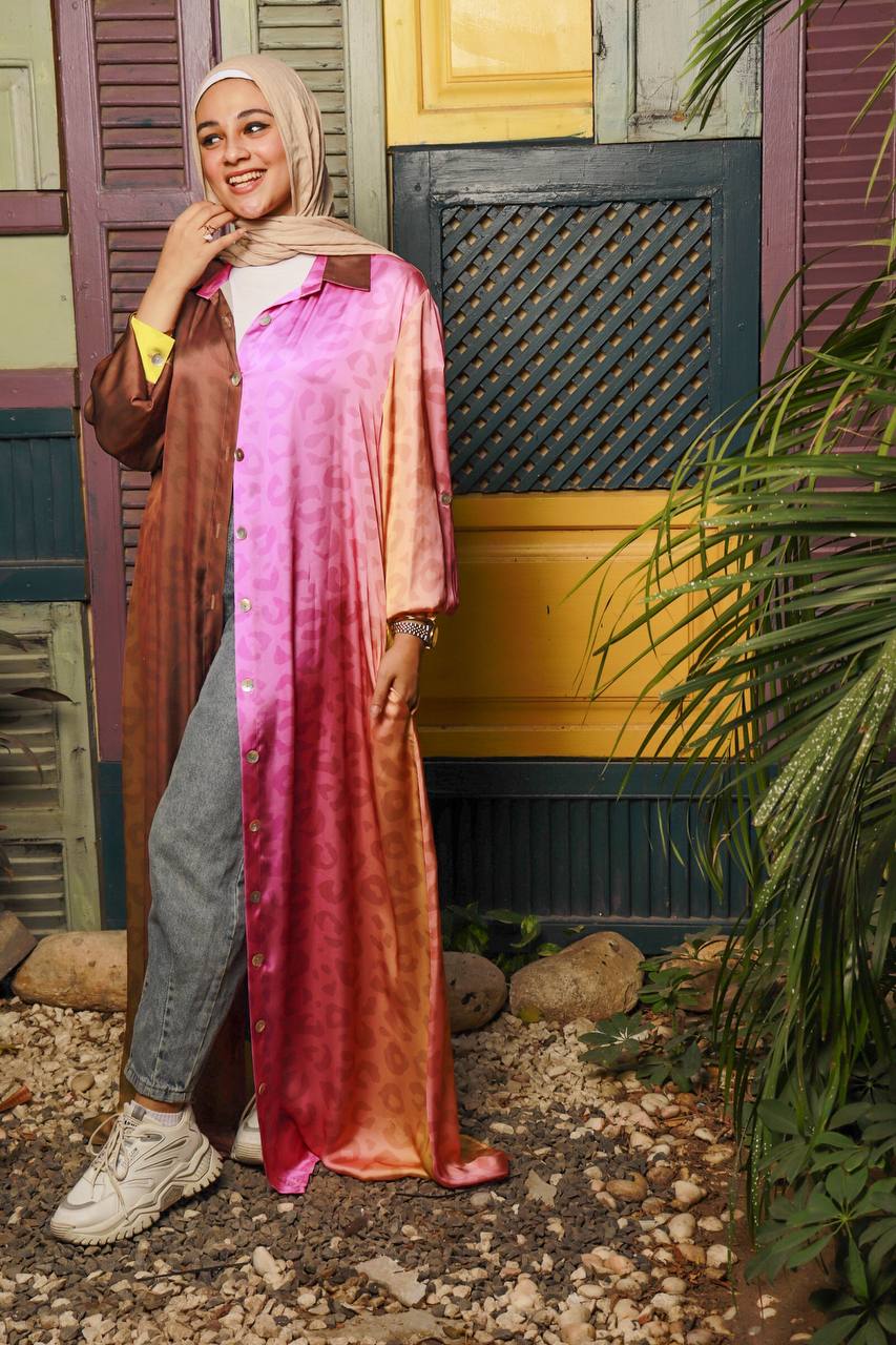 Pink chemise dress