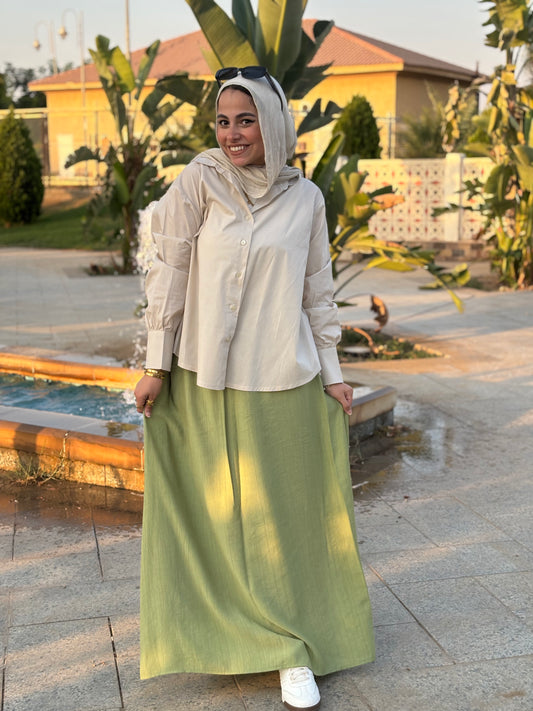 Galaxy Green Skirt
