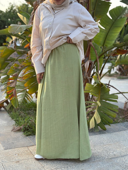 Galaxy Green Skirt