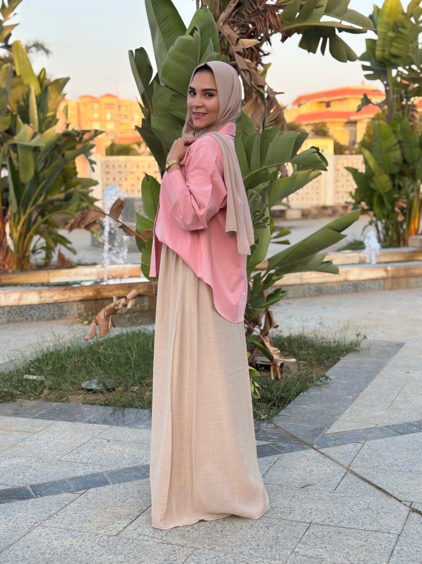 Poplin Vibes Pink Shirt