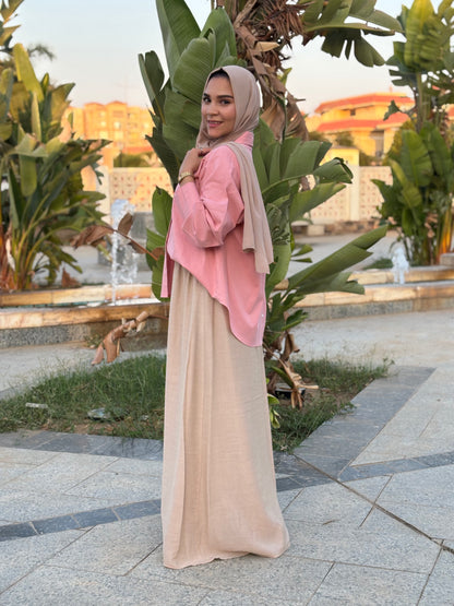 Poplin Vibes Pink Shirt
