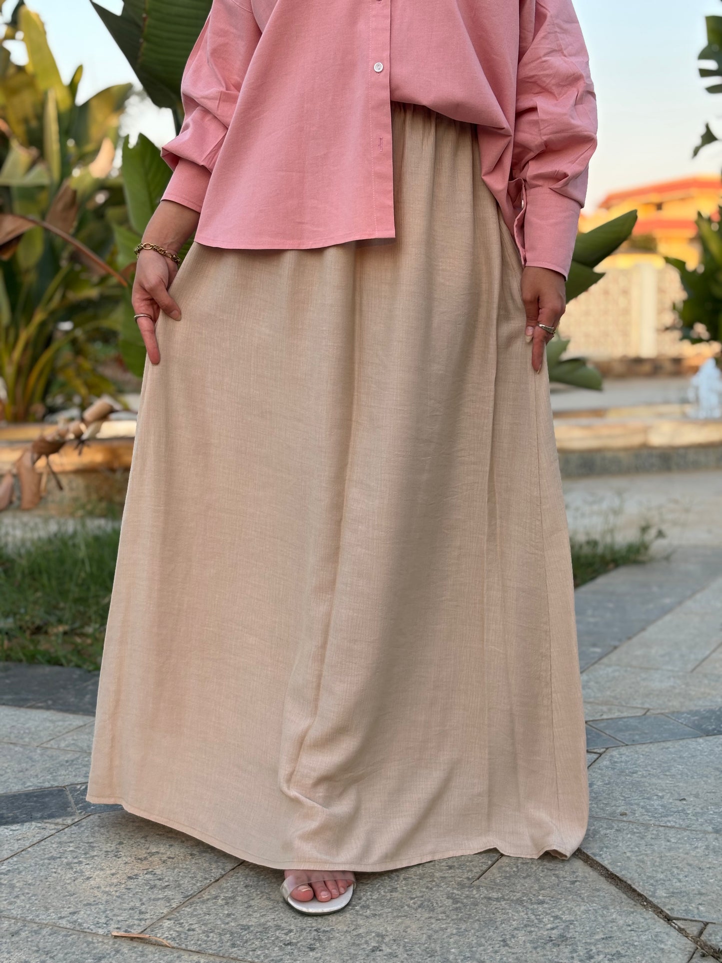 Galaxy Beige Skirt