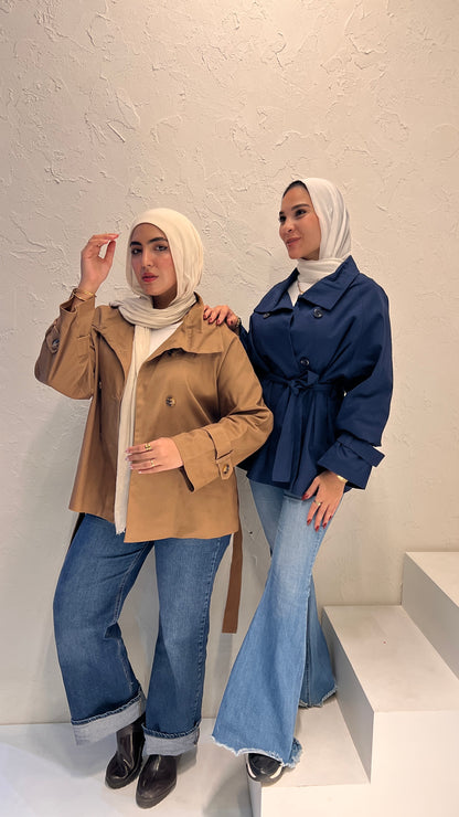 Warm Beige Lined  Jackets