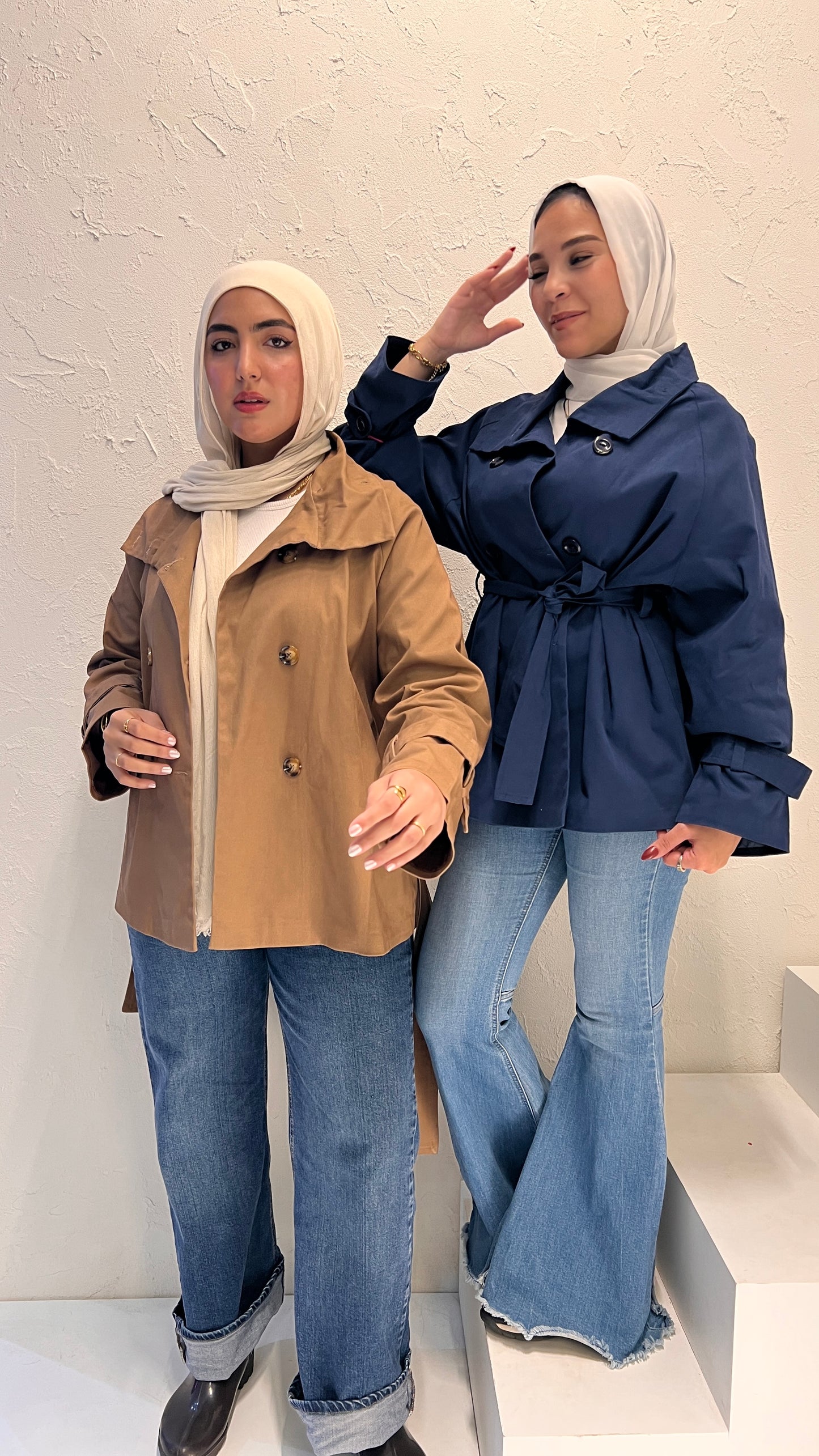 Warm Beige Lined  Jackets