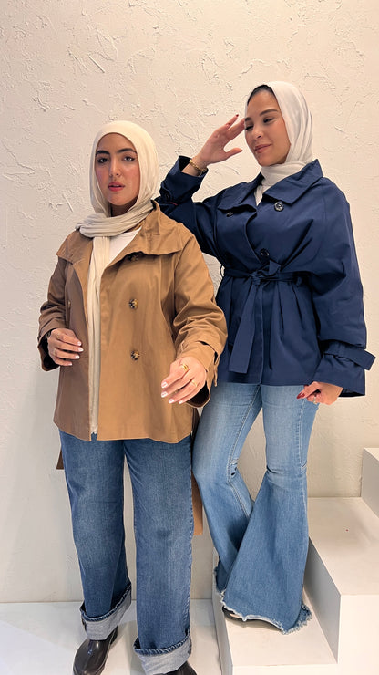 Warm Beige Lined  Jackets