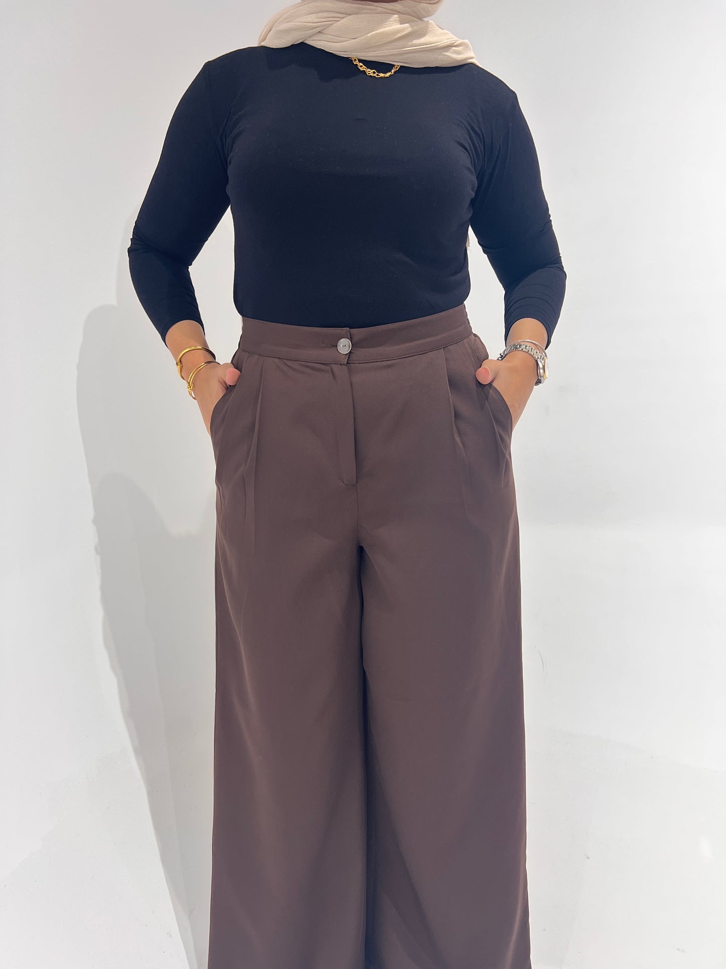 Chocolate Brown Pants