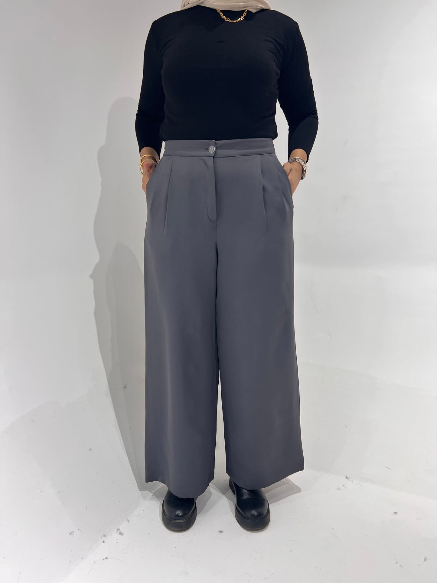 Grey Formal Pants