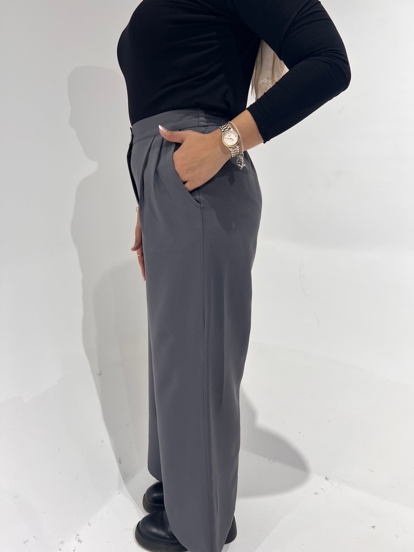 Grey Formal Pants