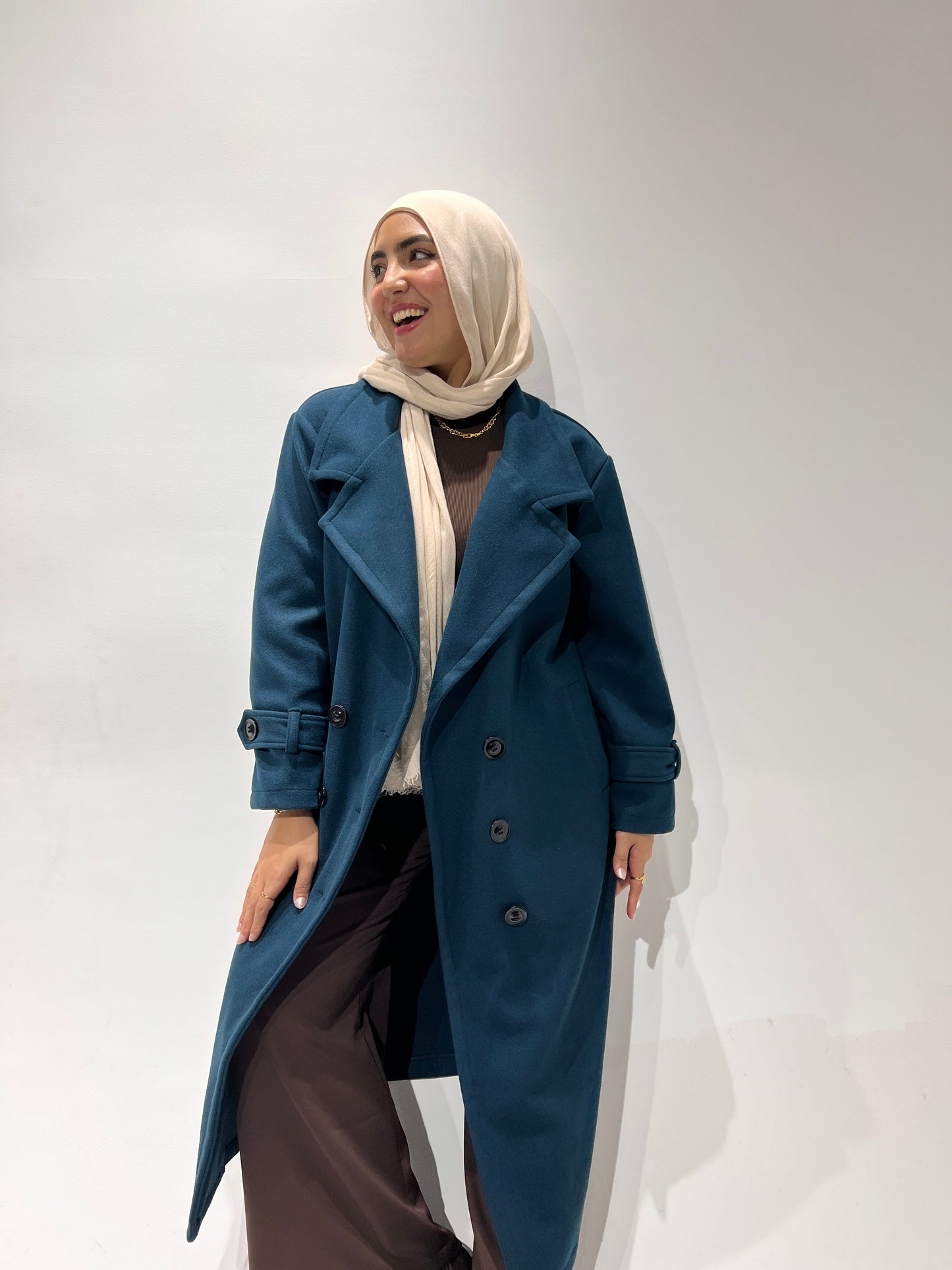 Teel Blue Goukh Coat