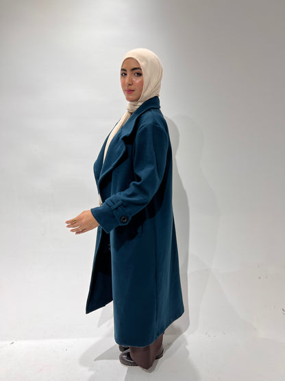 Teel Blue Goukh Coat