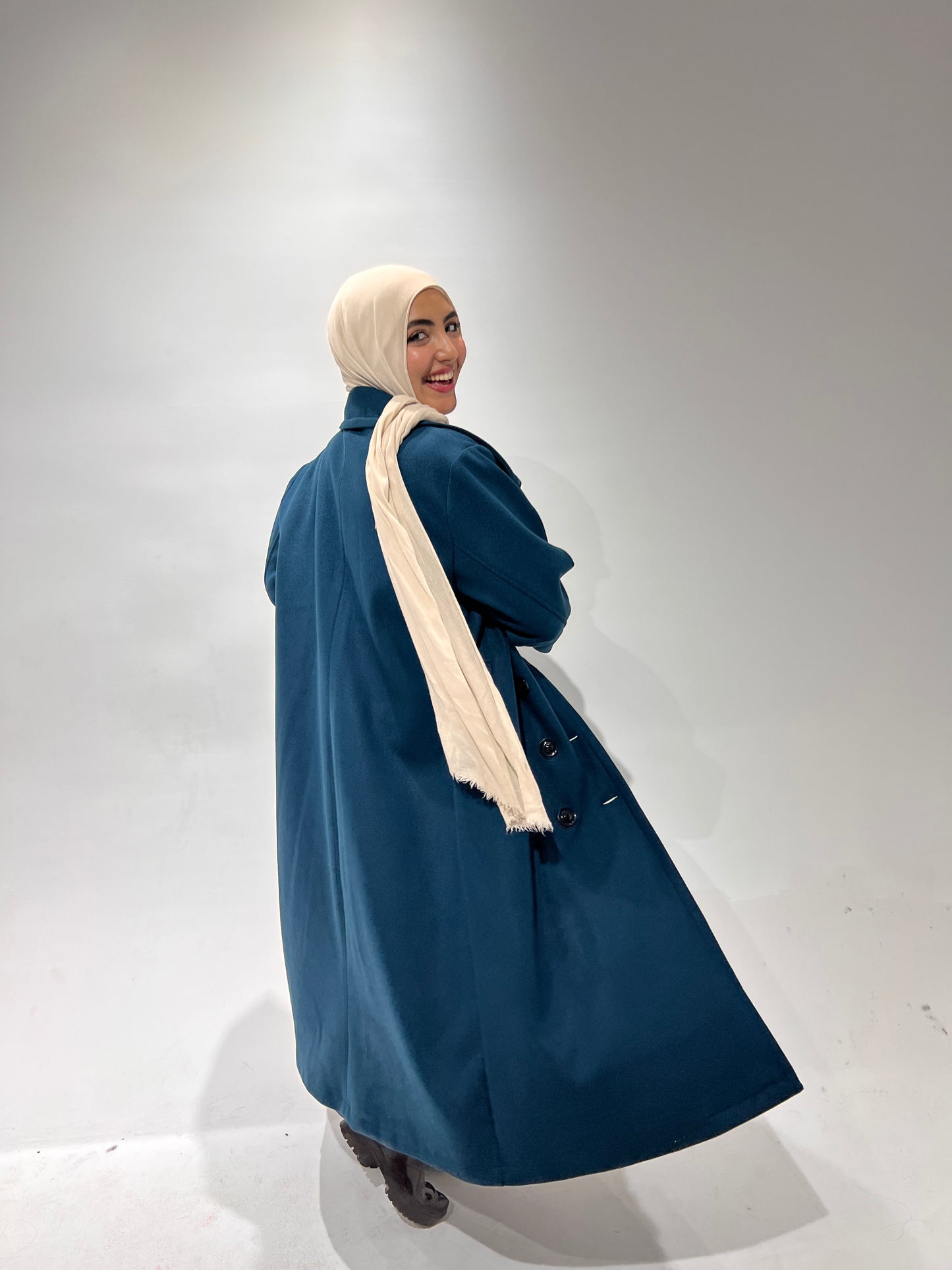 Teel Blue Goukh Coat