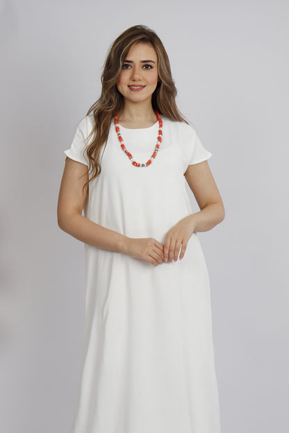 Basic White Dress
