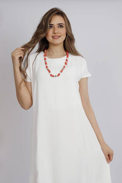 Basic White Dress