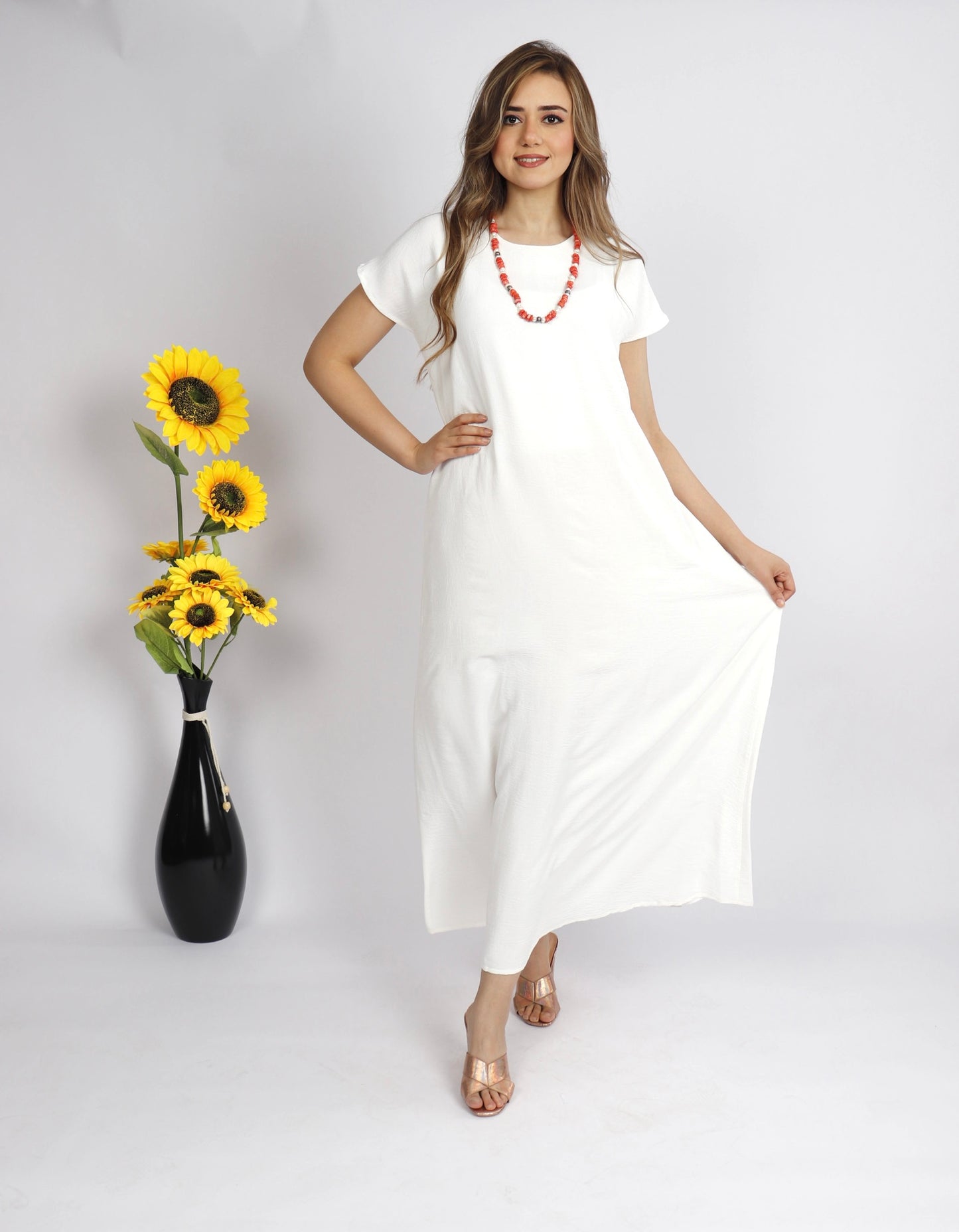 Basic White Dress