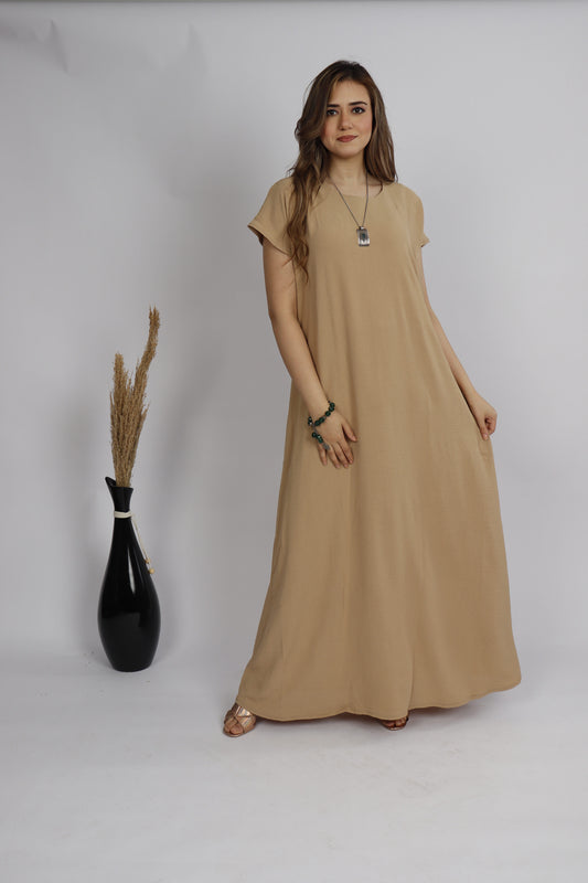 Basic Beige Dress