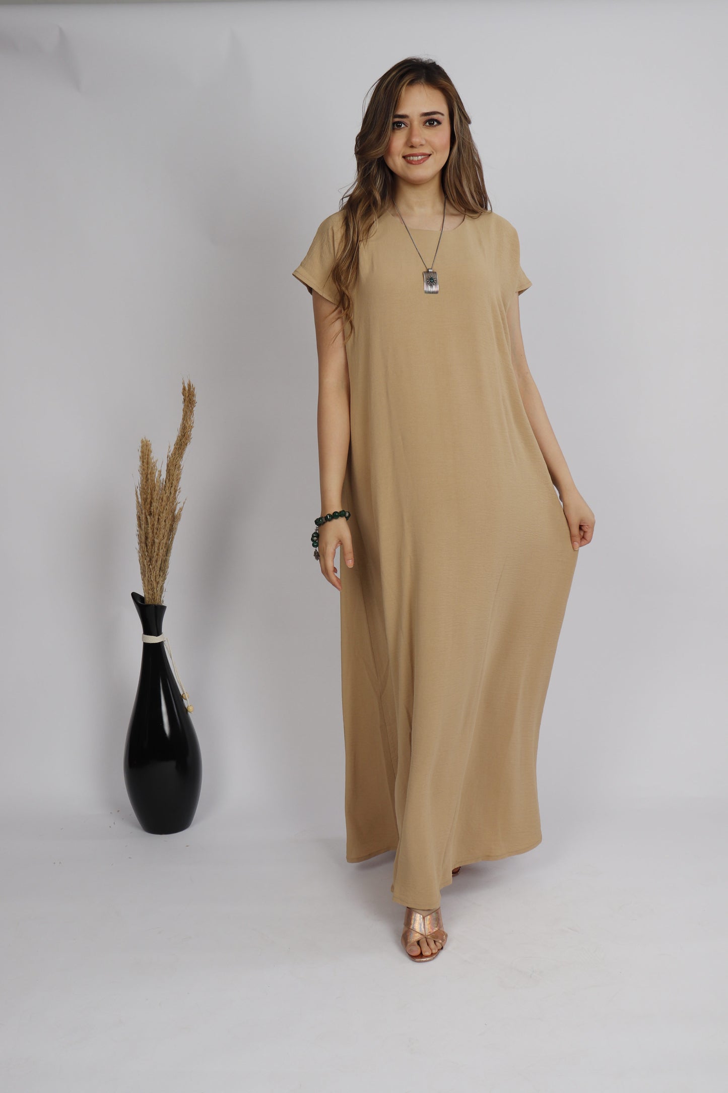 Basic Beige Dress