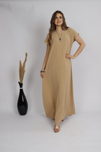 Basic Beige Dress